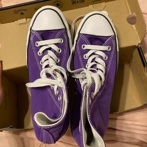 Purple High Top Converse